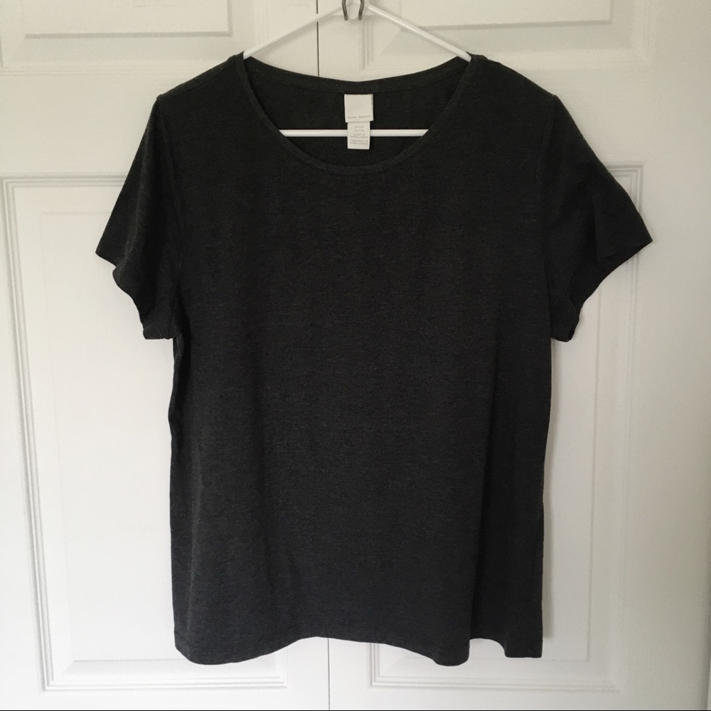H&M Basics Dark Blue Tee XXL